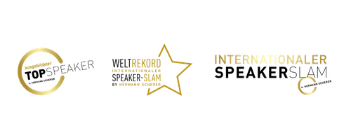 Internationaler Speaker Slam & Top Speaker by Hermann Scherer